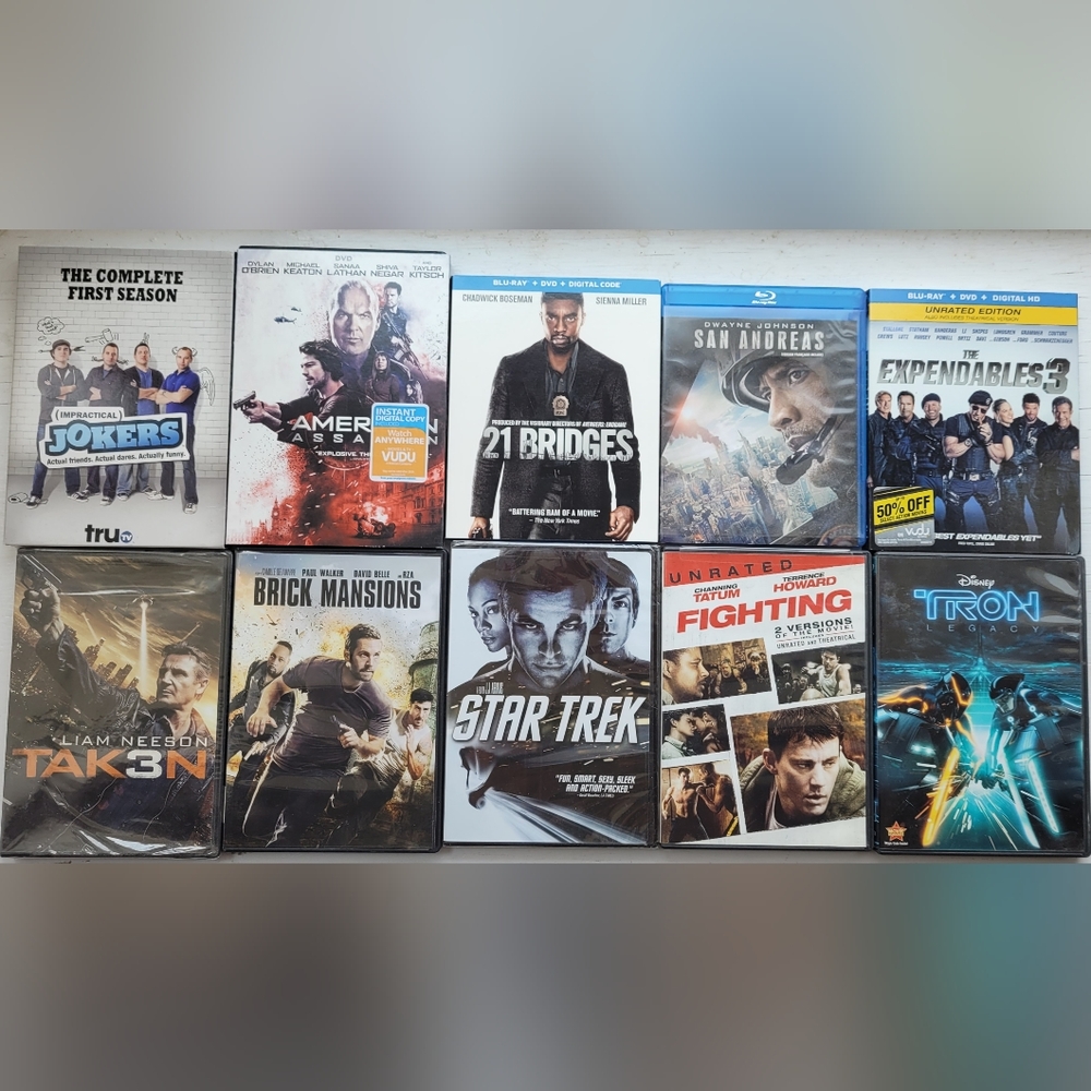 DVD/Blu-Ray Lot